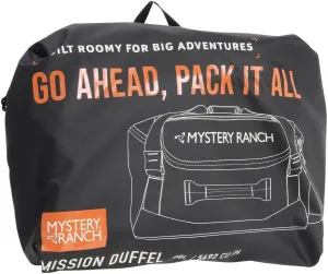 Mystery Ranch Mission Duffel 90 Black - Adaptable Duffel Bag For Travel