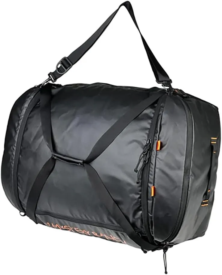 Mystery Ranch Mission Duffel 90 Black - Adaptable Duffel Bag For Travel