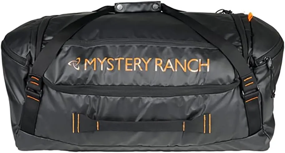 Mystery Ranch Mission Duffel 90 Black - Adaptable Duffel Bag For Travel
