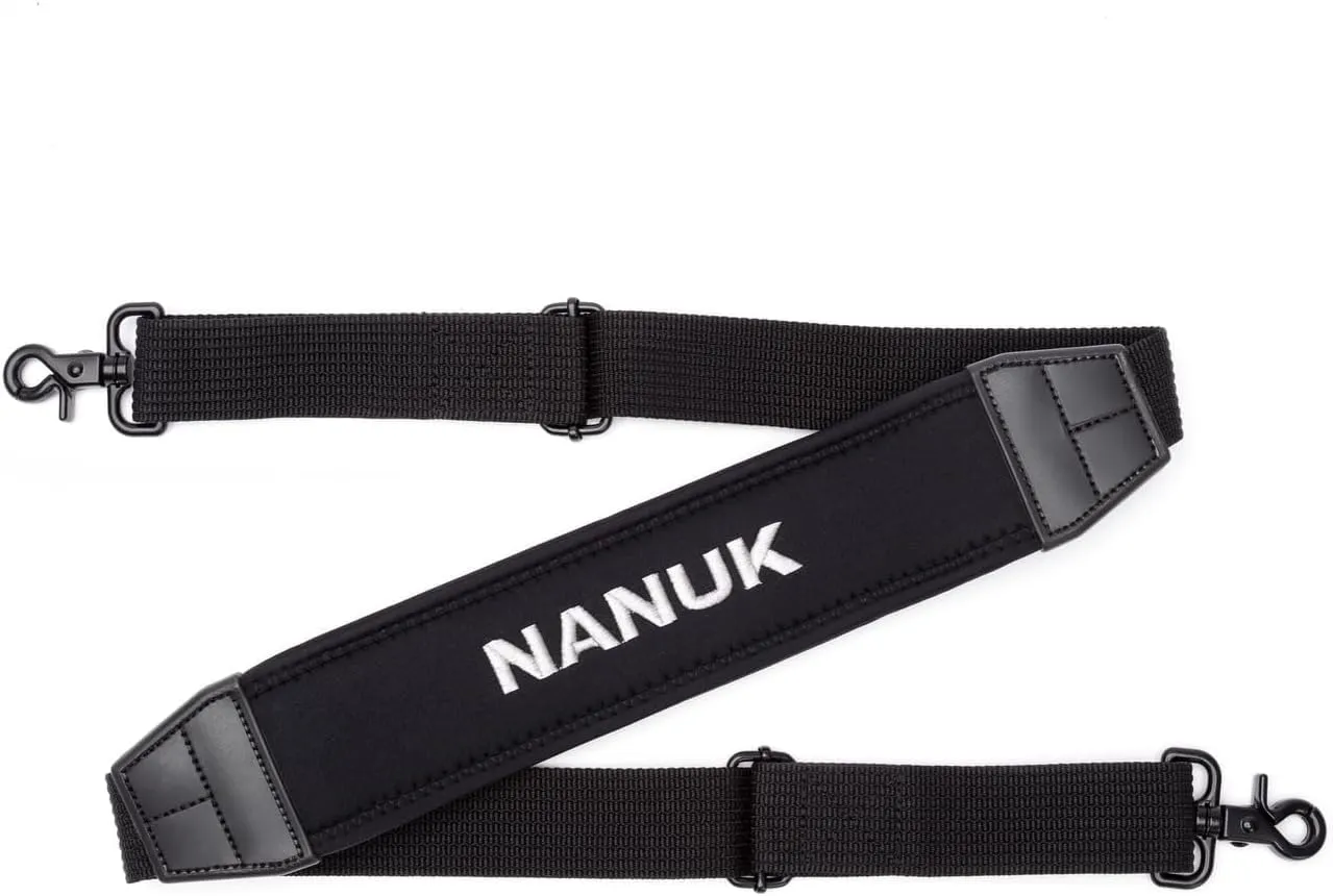 NANUK Neoprene Adjustable Shoulder Strap with Closed AirCell Cushioning (Black)