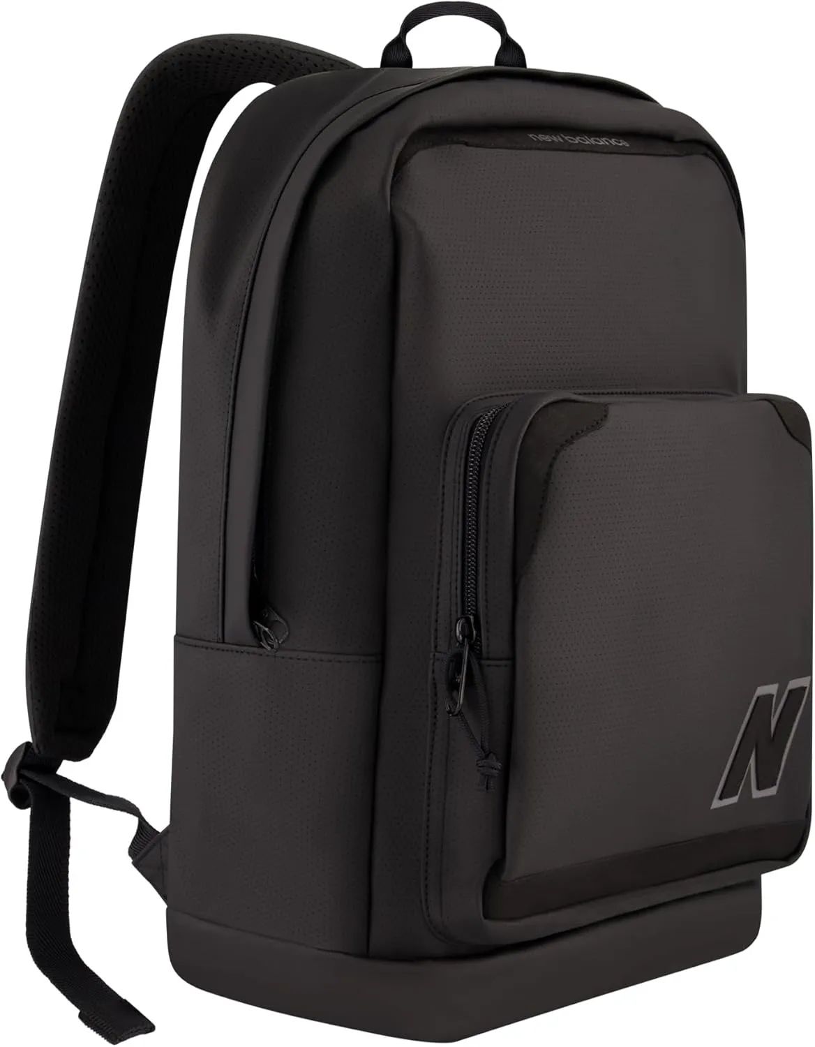 New Balance Laptop Backpack, Legacy Computer Travel Bag for Men and Women, Black, 18.5 Inch