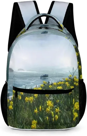 Niagara Falls Waterfall Casual Backpack Travel Laptop Cute Basic Shoulder Bag for Work Women & Men