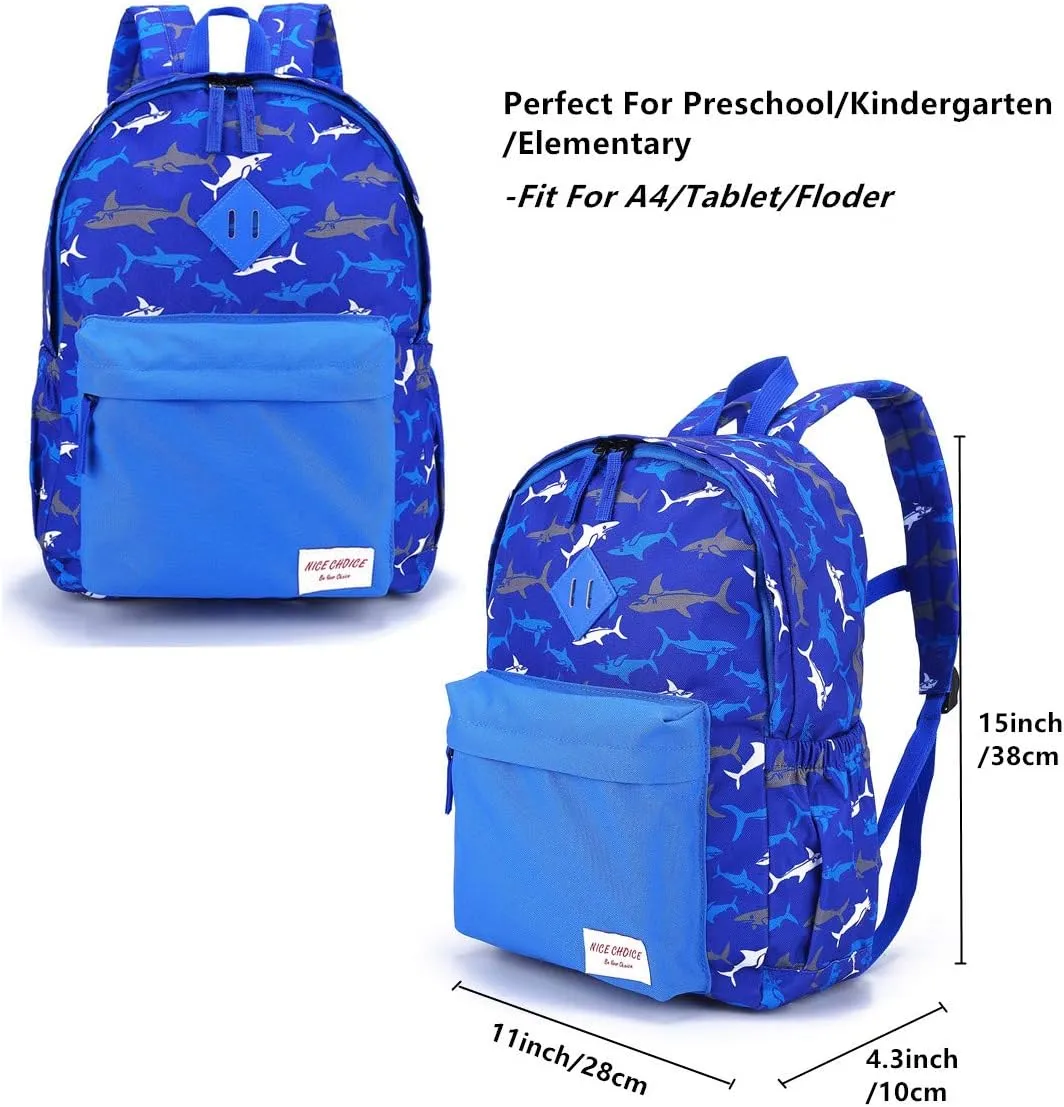 NICE CHOICE Preschool Backpack Kindergarten Little Kid Toddler School Backpacks for Boys and Girls with Chest Strap