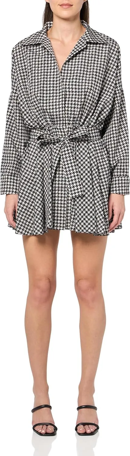 Norma Kamali Women's Super Oversized Bf Nk Shirt Flared Mini Dress