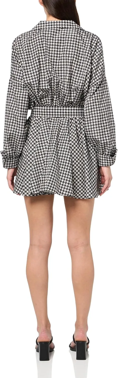 Norma Kamali Women's Super Oversized Bf Nk Shirt Flared Mini Dress