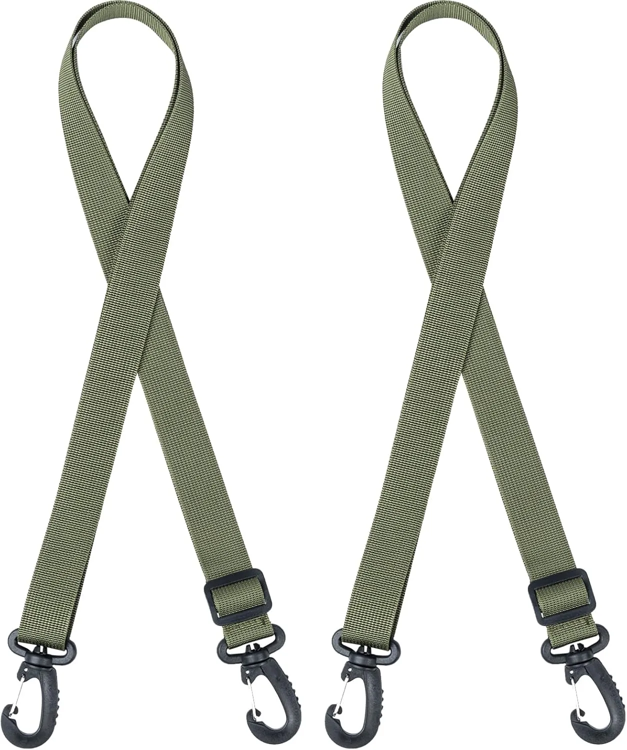 OneTigris Shoulder Straps Replacement Adjustable Strap for Briefcase Messenger Bag (2PC, Green)