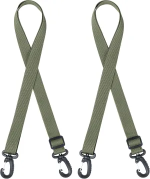 OneTigris Shoulder Straps Replacement Adjustable Strap for Briefcase Messenger Bag (2PC, Green)
