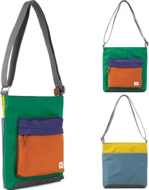 ORI LONDON Medium Nylon Crossbody Bags for Women & Men - Small Crossbody Bag w/Chunky Zippers - The Kennington