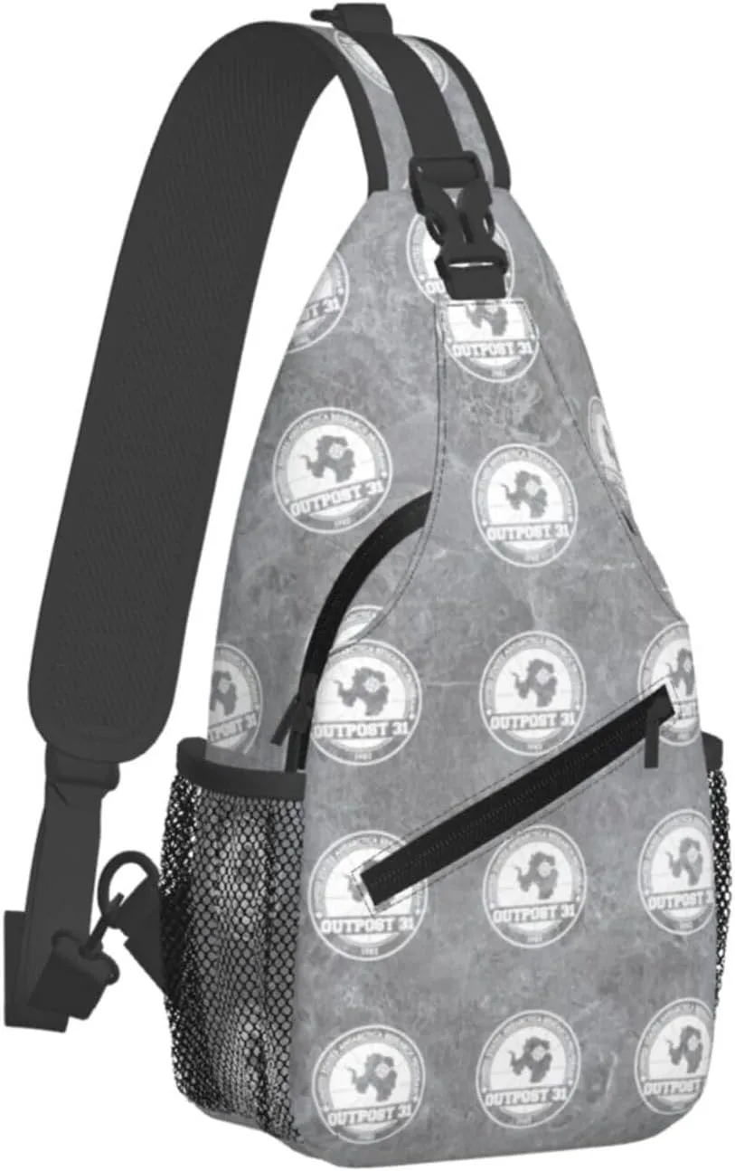 Outpost 31 Antarctica Research Sling Bag Crossbody Backpack Shoulder Casual Daypack Bag for Men Women