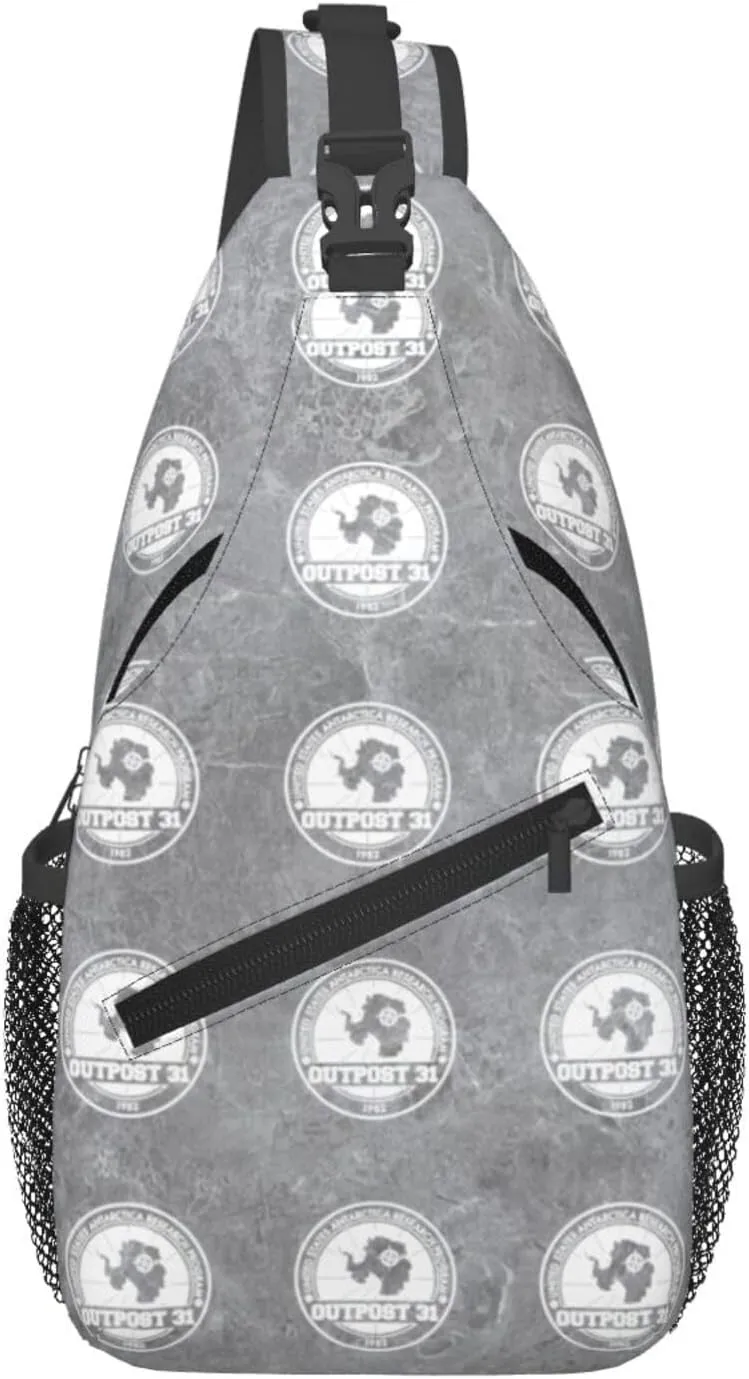 Outpost 31 Antarctica Research Sling Bag Crossbody Backpack Shoulder Casual Daypack Bag for Men Women