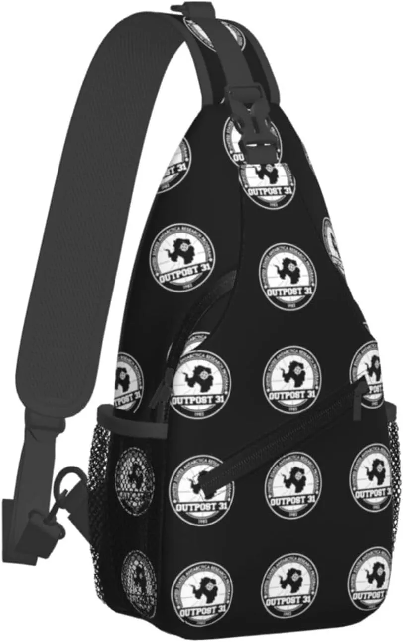 Outpost 31 Antarctica Research Sling Bag Crossbody Backpack Shoulder Casual Daypack Bag for Men Women