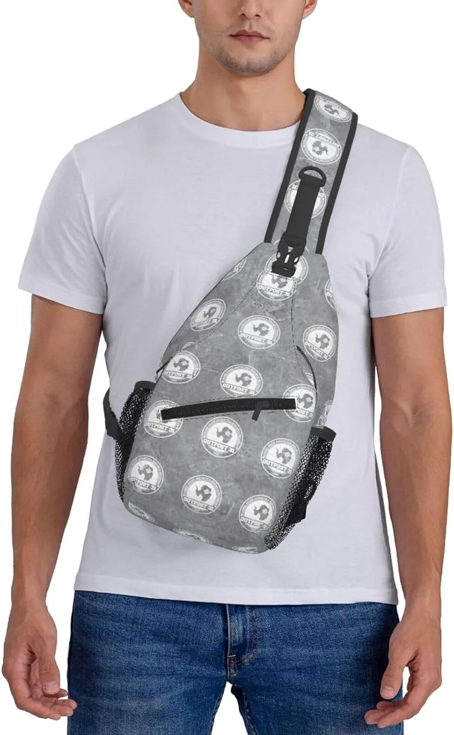 Outpost 31 Antarctica Research Sling Bag Crossbody Backpack Shoulder Casual Daypack Bag for Men Women