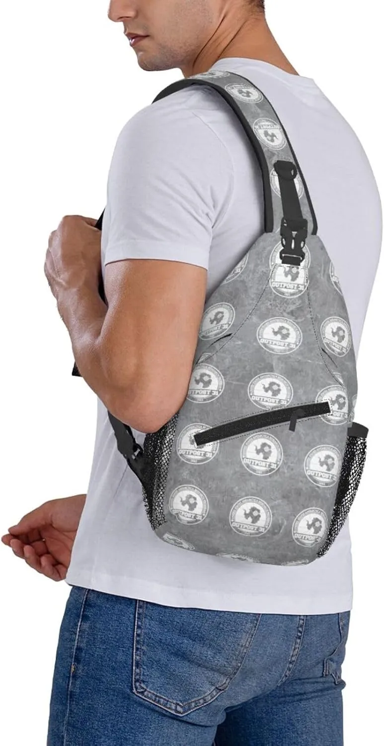 Outpost 31 Antarctica Research Sling Bag Crossbody Backpack Shoulder Casual Daypack Bag for Men Women