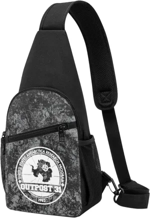 Outpost 31 Antarctica Research Sling Bag Crossbody Backpack Shoulder Casual Daypack Bags for Men Women