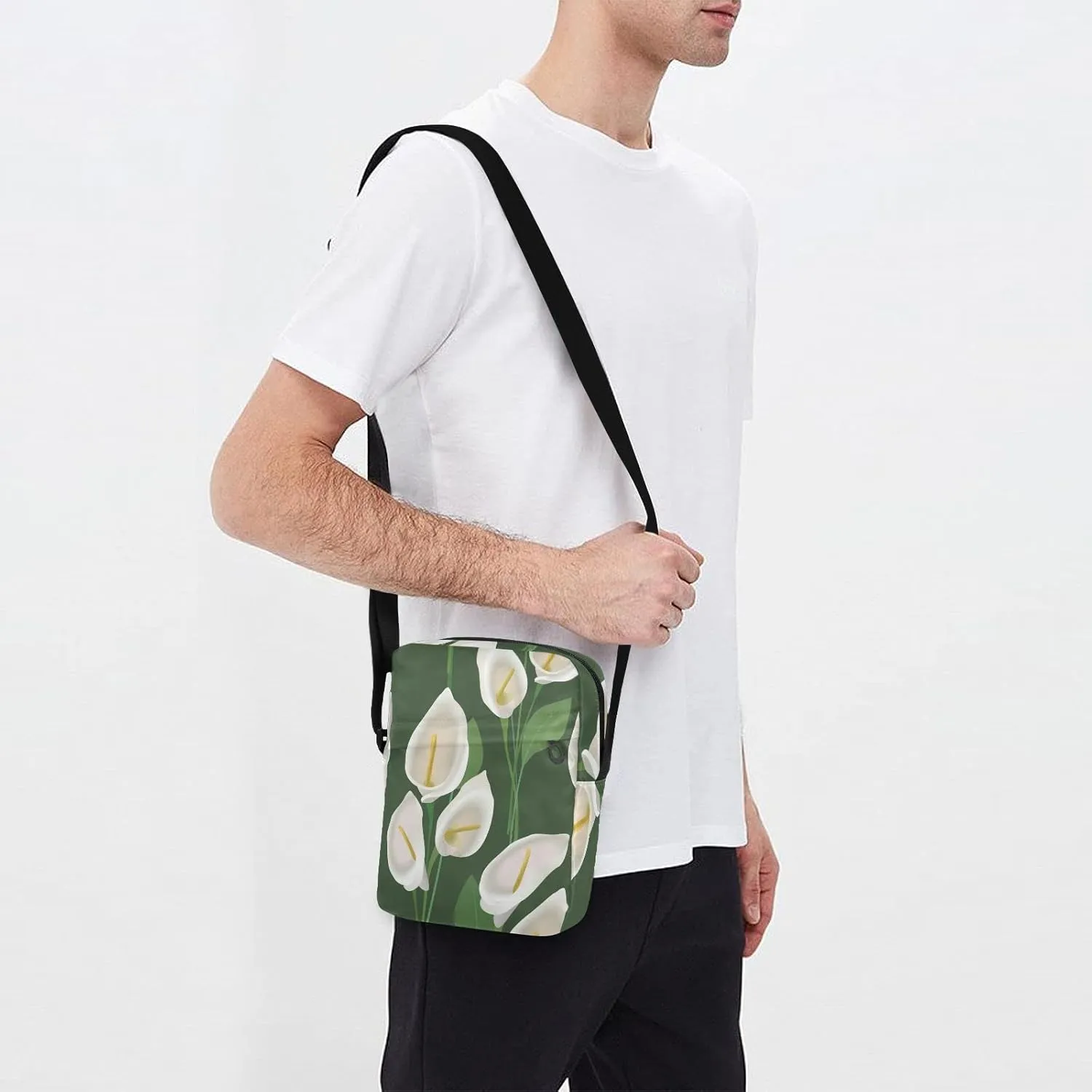 Oyihfvs Messenger Bag, Men's Crossbody Bag, Women's Crossbody Bag with Adjustable Strap