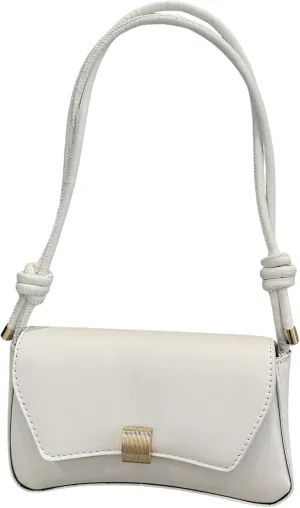 OYOANGLE Women's Flap Clutch Leather Shoulder Bag Vintage Adjustable Straps Shoulder Purse