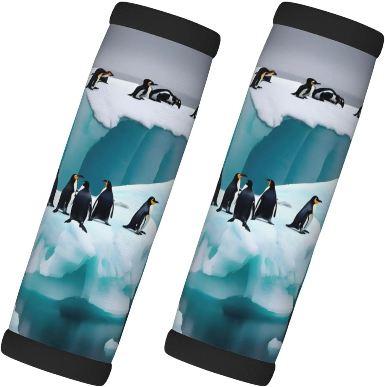 Penguins On The Iceberg Luggage Handle Bag, Luggage Pull Gloves,for Button Handle Luggage case and Travel Suitcase Luggage case