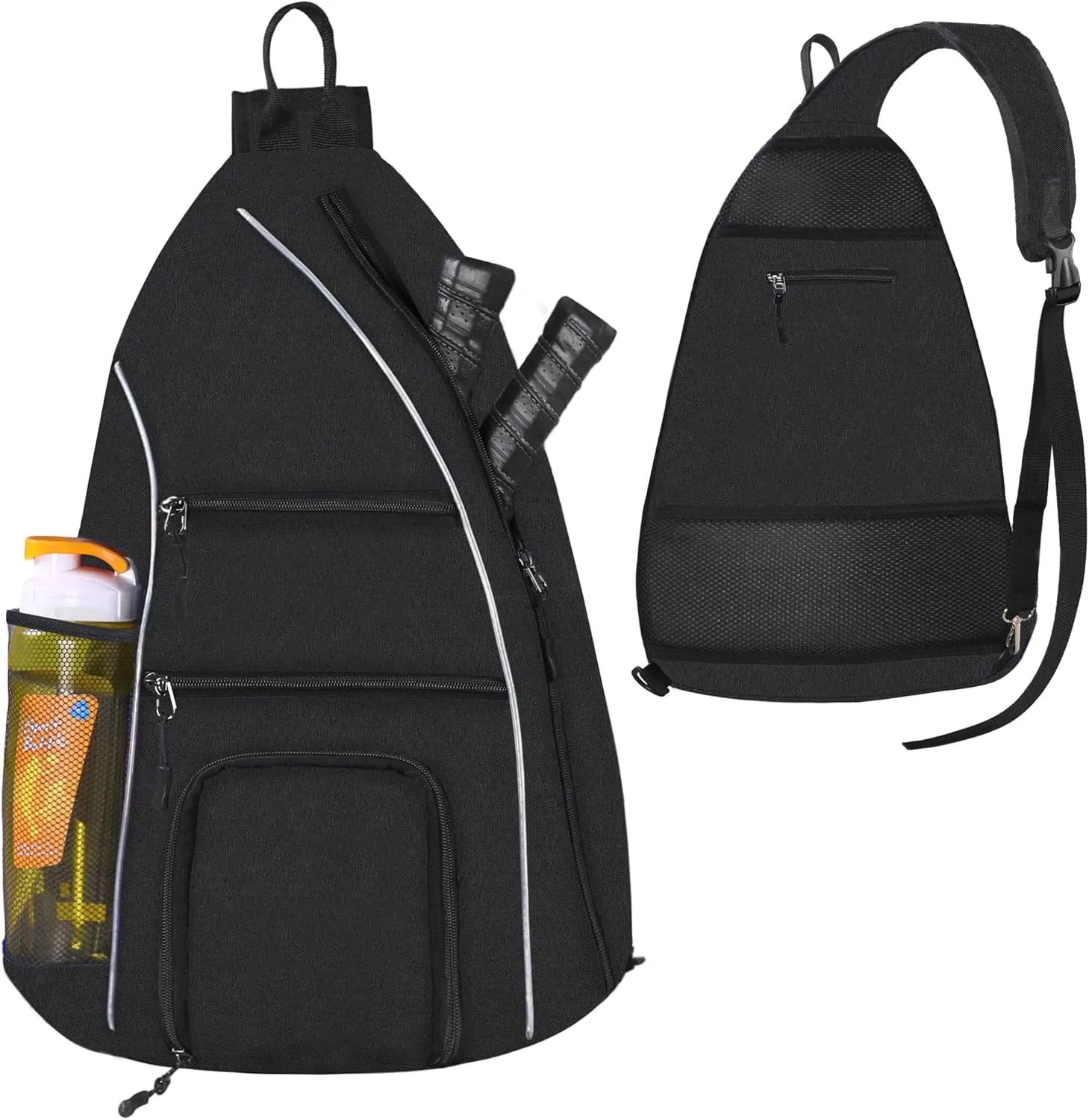 Pickleball Bag - Pickleball Bags for Women Men - Pickleball Backpack - Travel Pickleball Paddle Case, Pickle Ball Bag for Pickleball Paddle Tennis Racket, Protable Pickleball Sling Bag