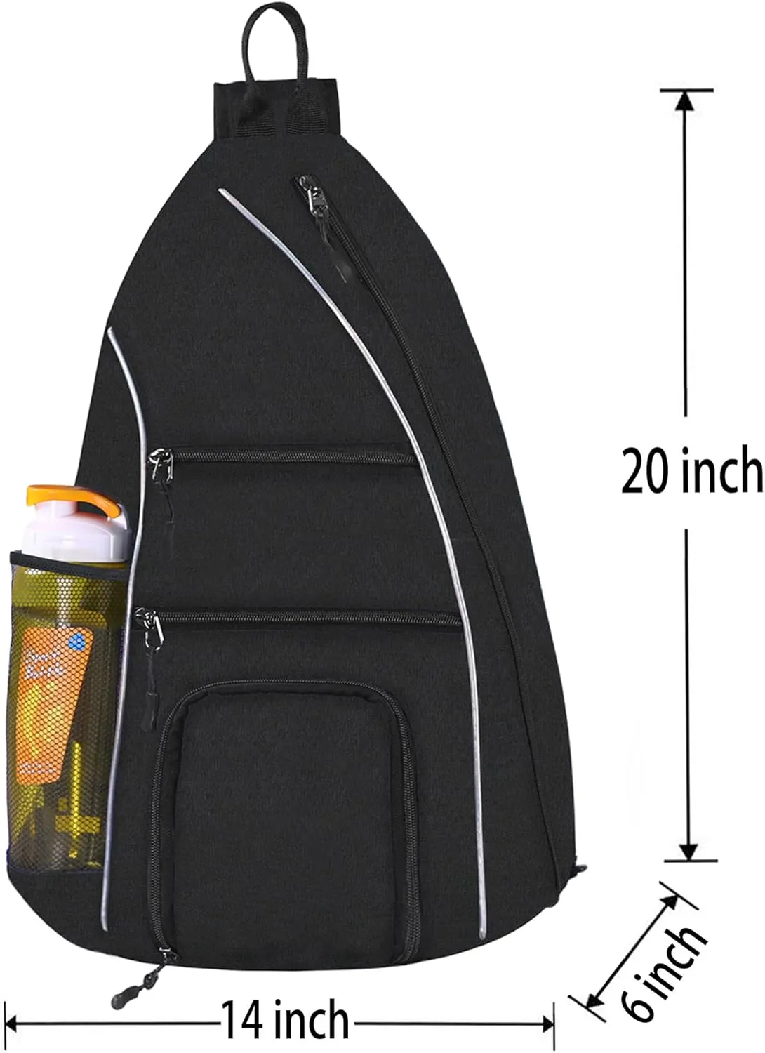Pickleball Bag - Pickleball Bags for Women Men - Pickleball Backpack - Travel Pickleball Paddle Case, Pickle Ball Bag for Pickleball Paddle Tennis Racket, Protable Pickleball Sling Bag