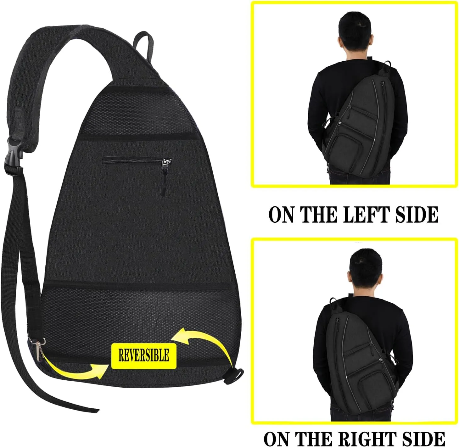 Pickleball Bag - Pickleball Bags for Women Men - Pickleball Backpack - Travel Pickleball Paddle Case, Pickle Ball Bag for Pickleball Paddle Tennis Racket, Protable Pickleball Sling Bag
