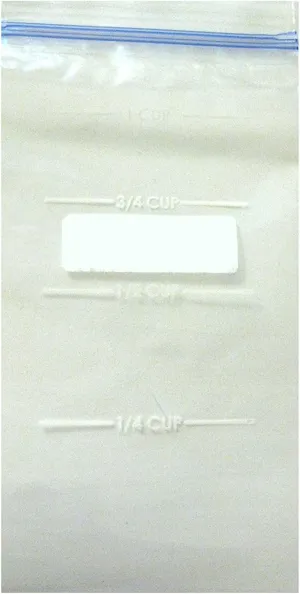 Portion Control Zip Lock Plastic Bags CALORIE CHART for 100 Calorie Packs of Snack Nuts BPA FREE (80)