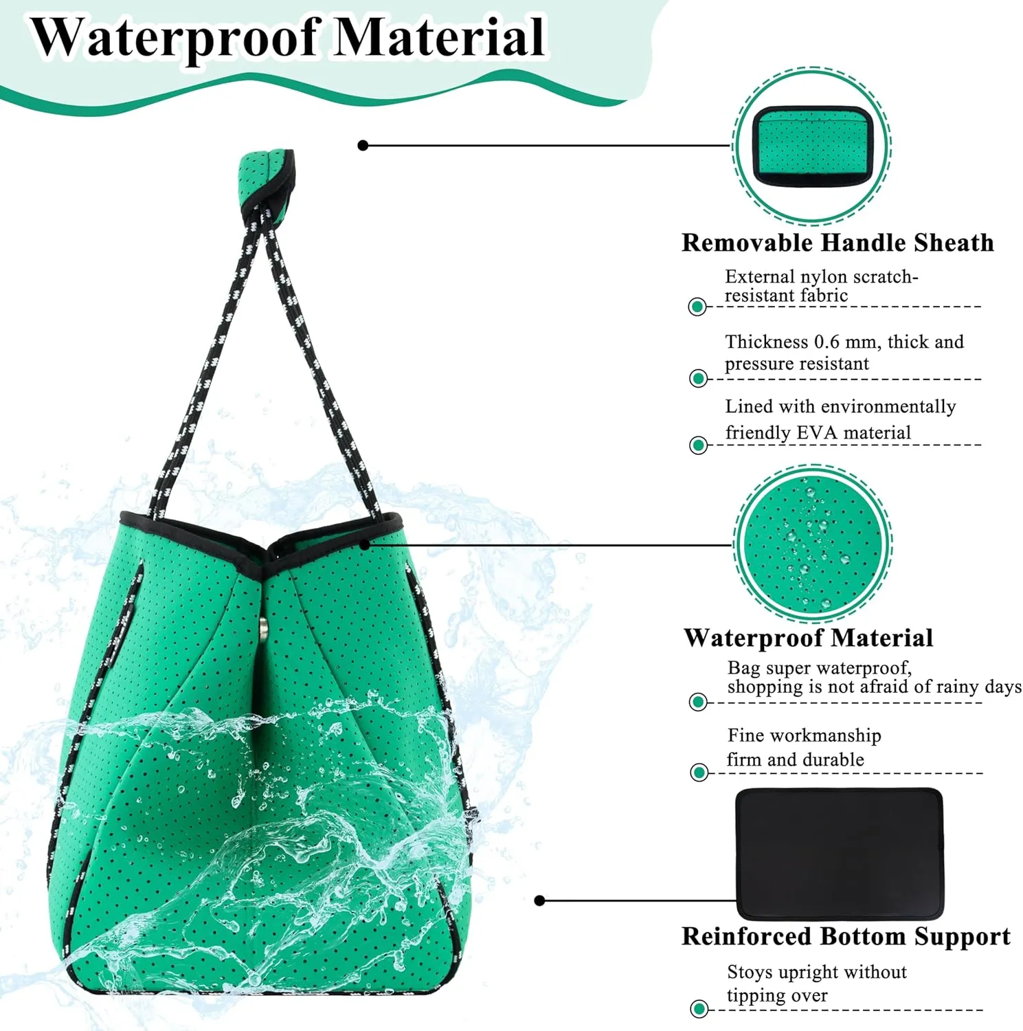 QOGiR Multipurpose Gym Beach Bag, Light Weight, Large, Sports … …