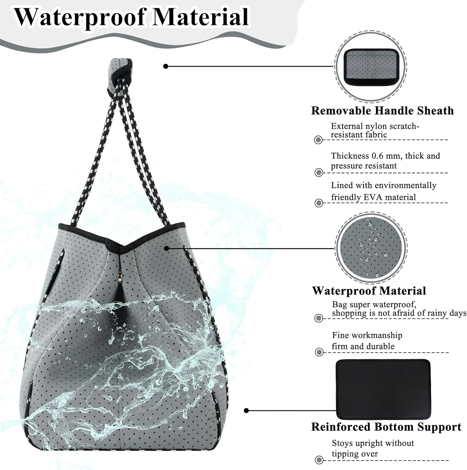 QOGiR Multipurpose Gym Beach Bag, Light Weight, Large, Sports … …