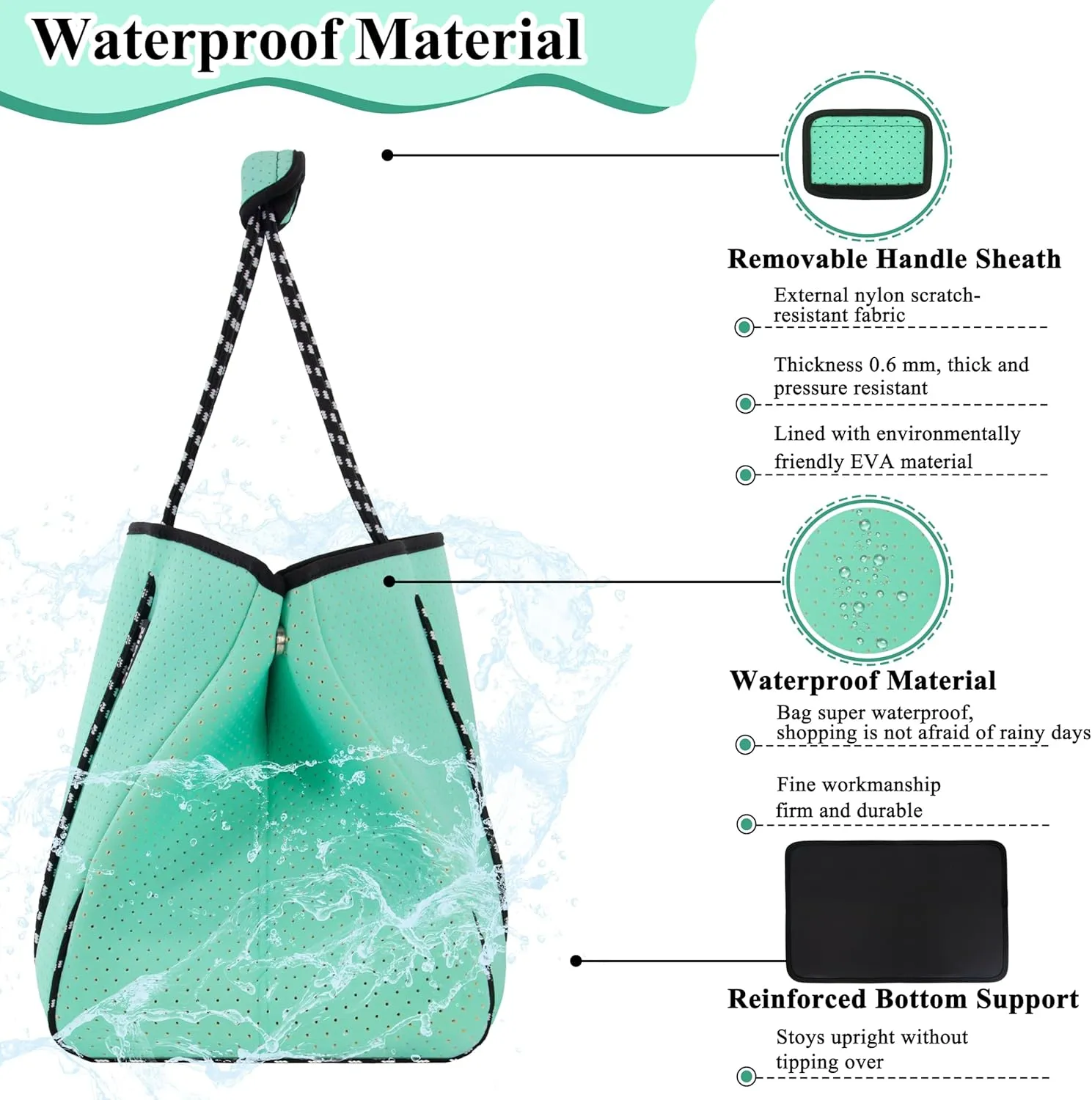 QOGiR Multipurpose Gym Beach Bag, Light Weight, Large, Sports … …