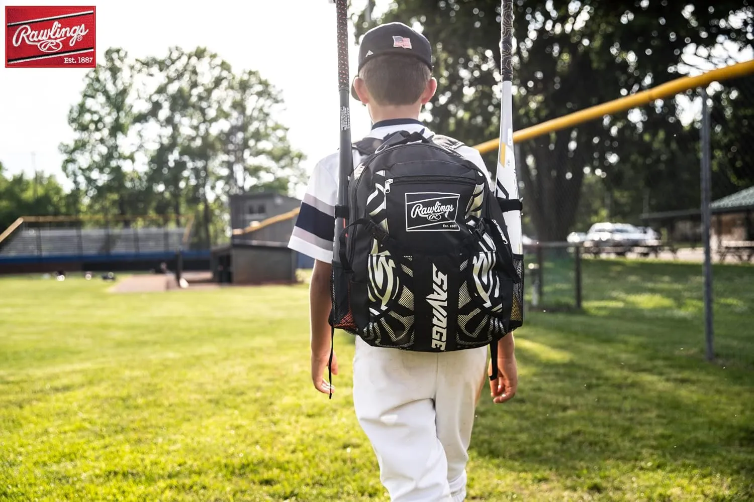 Rawlings | SAVAGE Backpack Equipment Bag | T-Ball/Youth Baseball & Softball | Multiple Styles