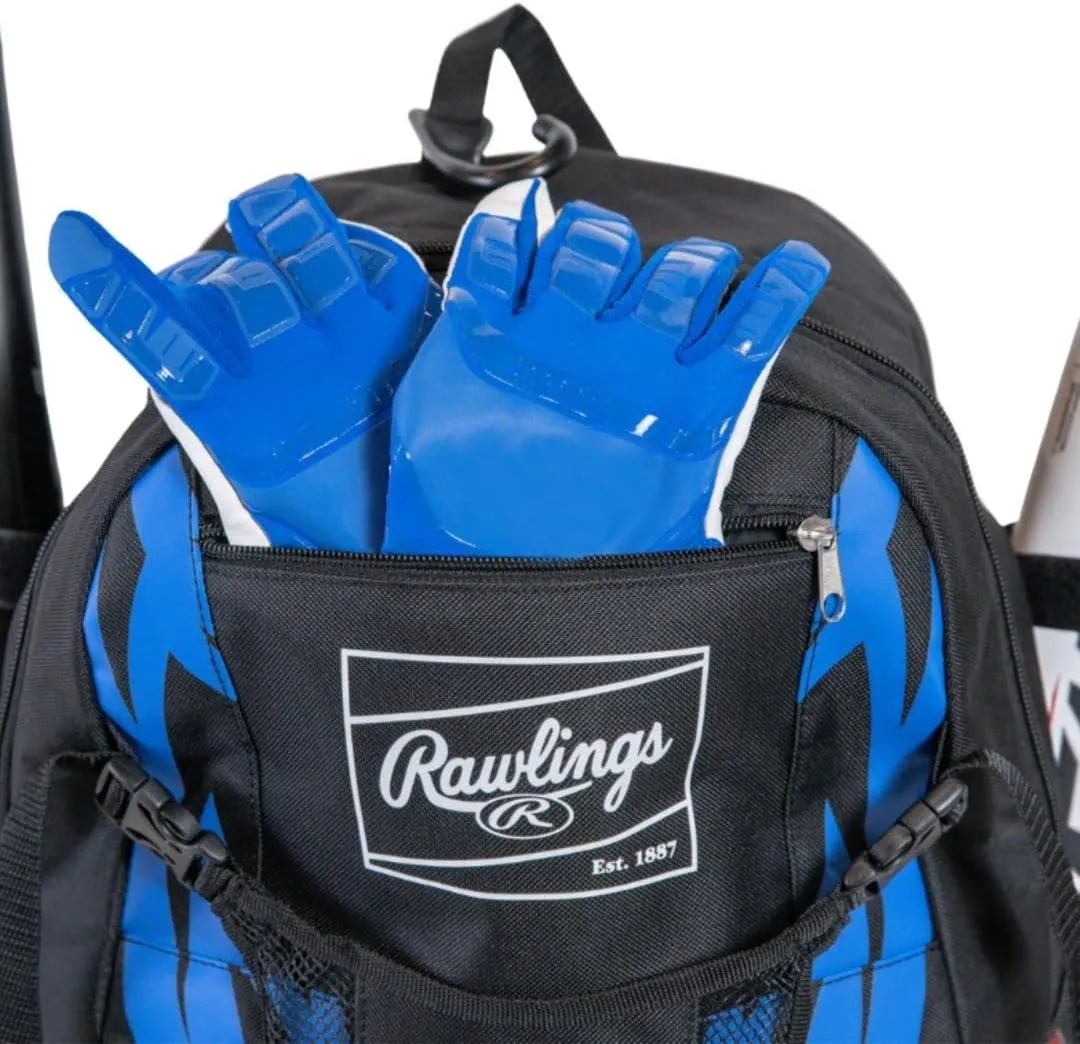 Rawlings | SAVAGE Backpack Equipment Bag | T-Ball/Youth Baseball & Softball | Multiple Styles