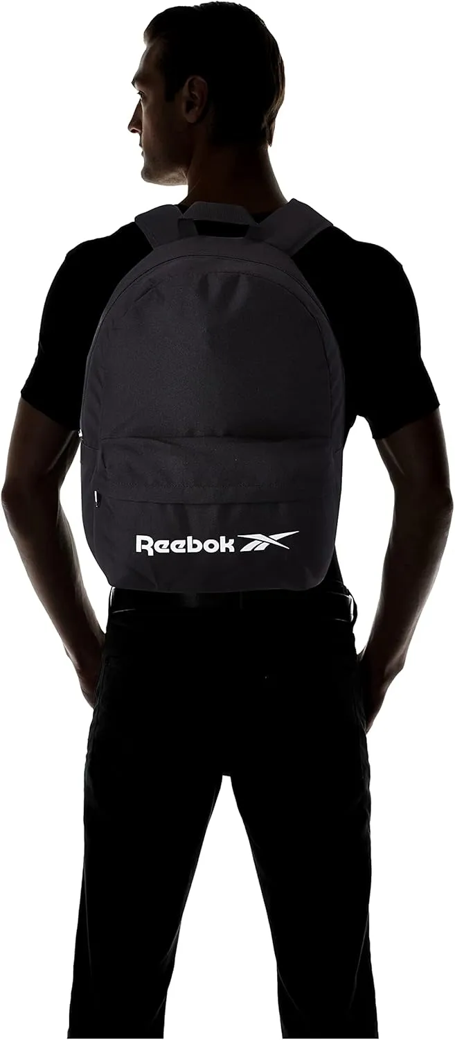 Reebok Backpack, Black/Black, One Size