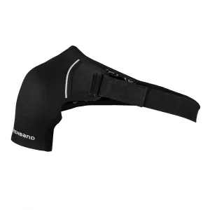 Rehband Shoulder Brace for Men & Women, Adjustable Neoprene Shoulder Support for Sports & Everyday Use, Shoulder Bandage for Left & Right, Colour:Black, Size:Large, Side:Left