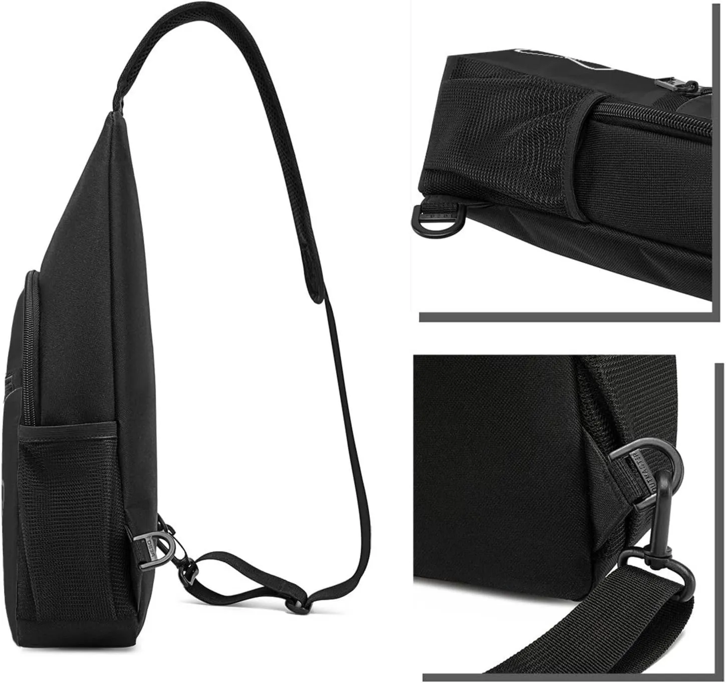 Retro Atomic Atom Symbol Sling Bag Crossbody Backpack Shoulder Casual Daypack Bags for Men Women