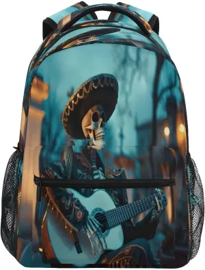 senya A Realistic Skeleton Backpack School Bag Travel Daypack for Boys Girls