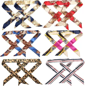 Silk Handbag Scarf and Wrap - Fashionable Head Band Cover for Bag and Purse