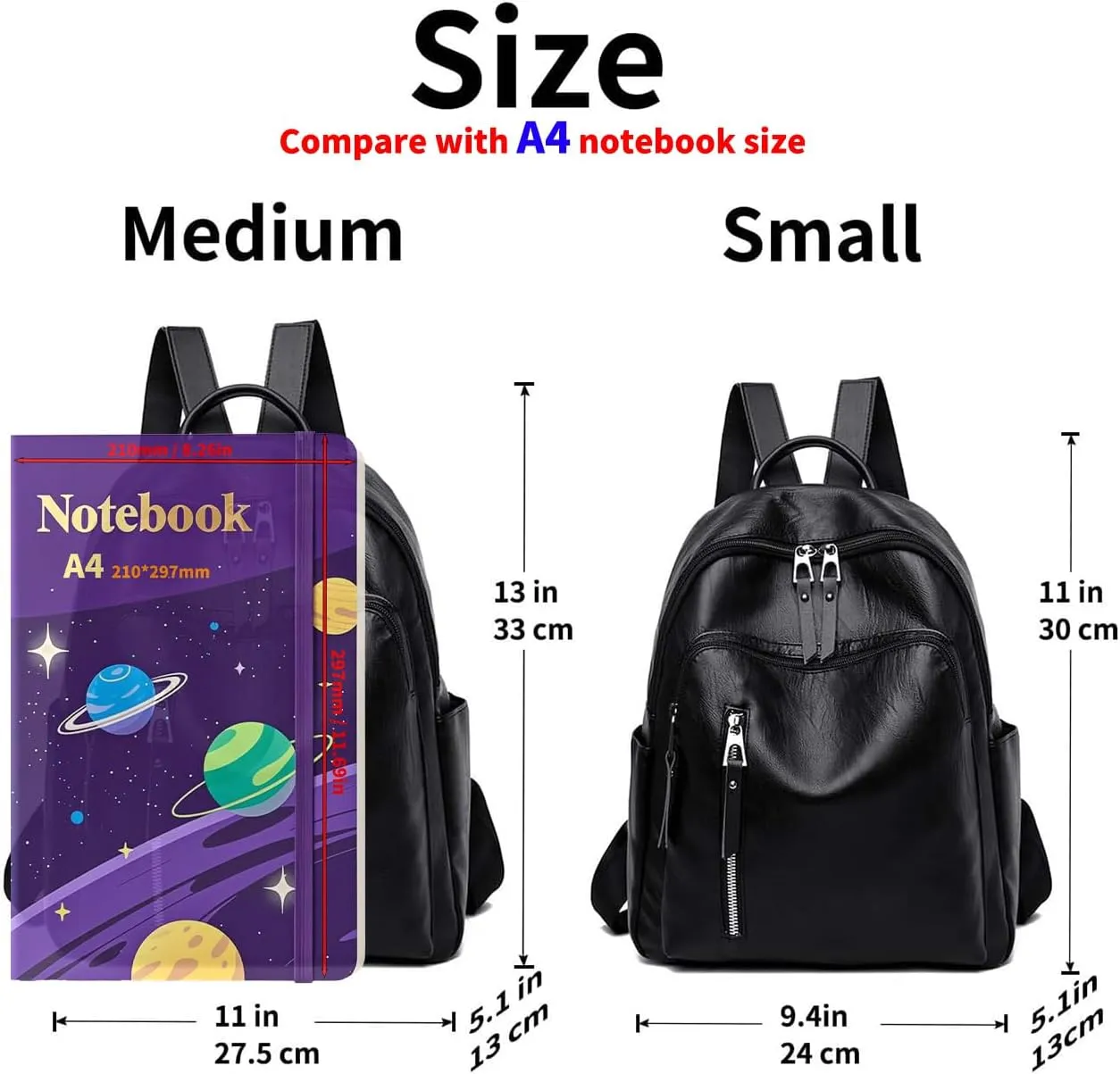 Small Backpack Purse For Women,Cute Mini Backpack Waterproof,Faux Leather Fashion Backpack Handbag,Casual Back Pack Black Bag