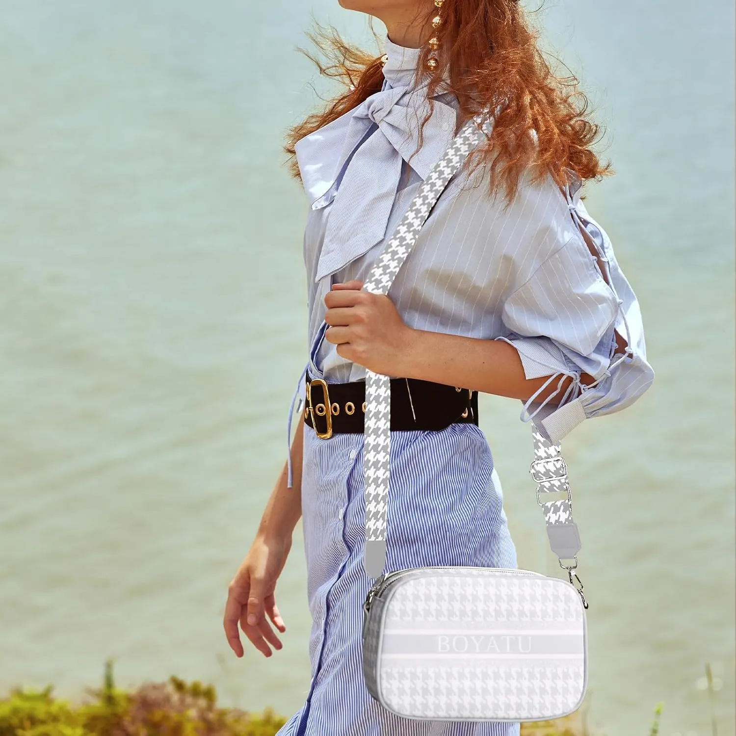 Small Crossbody Bag for Women Purse: Vegan Leather Cross Body Bags - Trendy Shoulder Camera Handbag