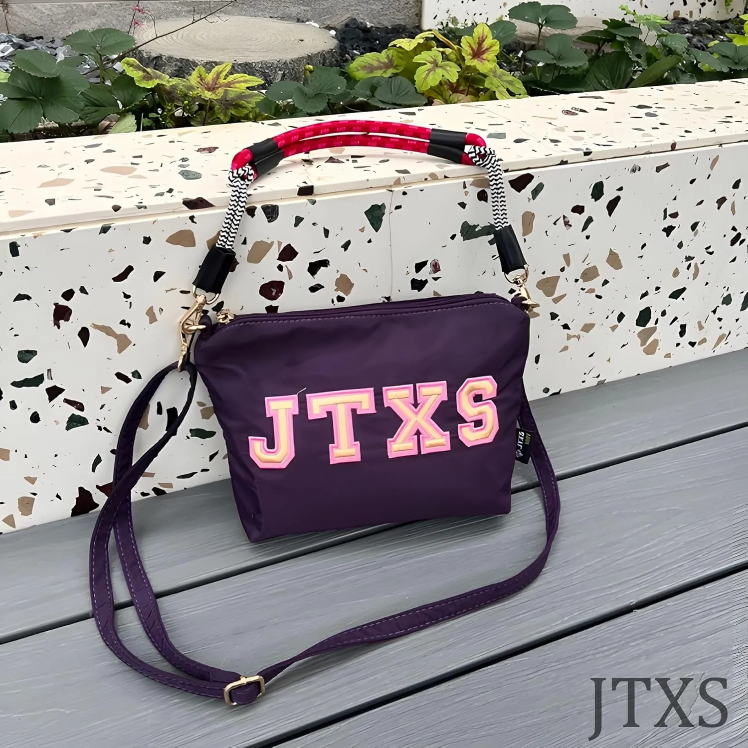 Small Sling Embroidered Bag, Crossbody/Shoulder Bag, Makeup And Travel Toiletry Bag, Lightweight Pocketbook Purse Wallet