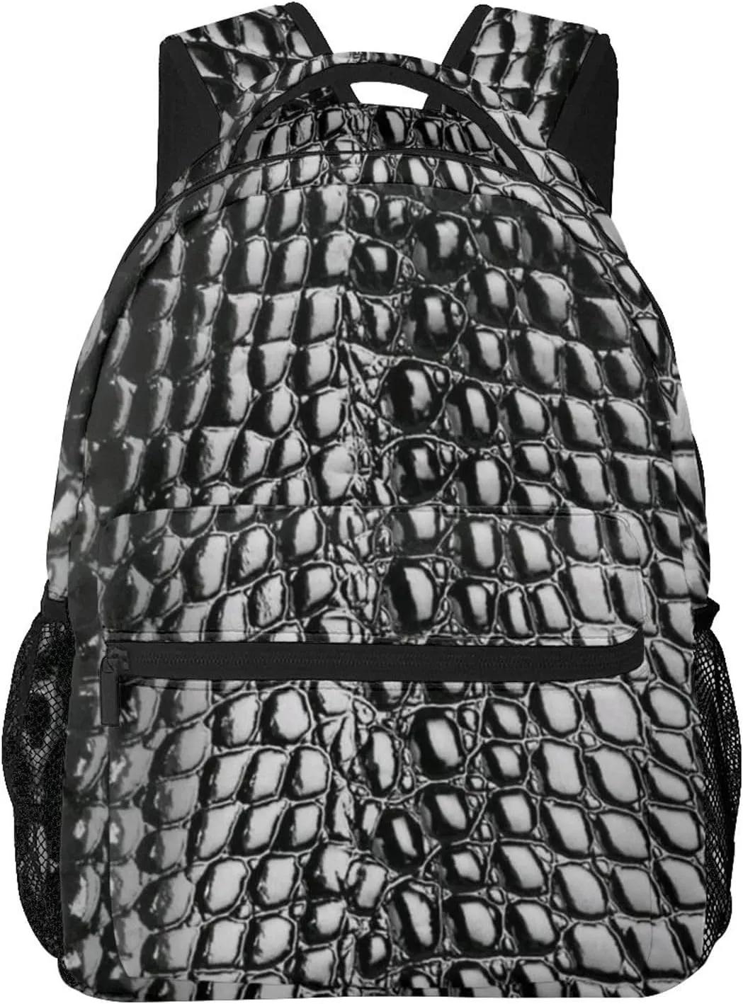Snake Skin Backpack Funny Laptop Backpack Snake Tablet Travel Picnic Travel Bag Animal Skin Laptop Bag
