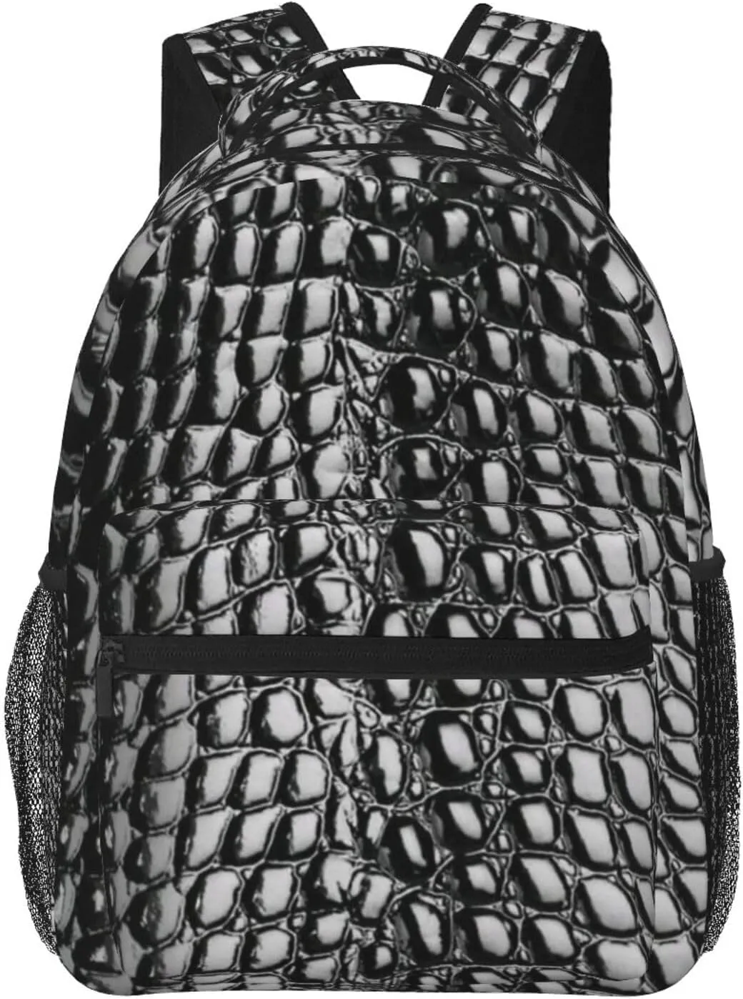 Snake Skin Backpack Funny Laptop Backpack Snake Tablet Travel Picnic Travel Bag Animal Skin Laptop Bag