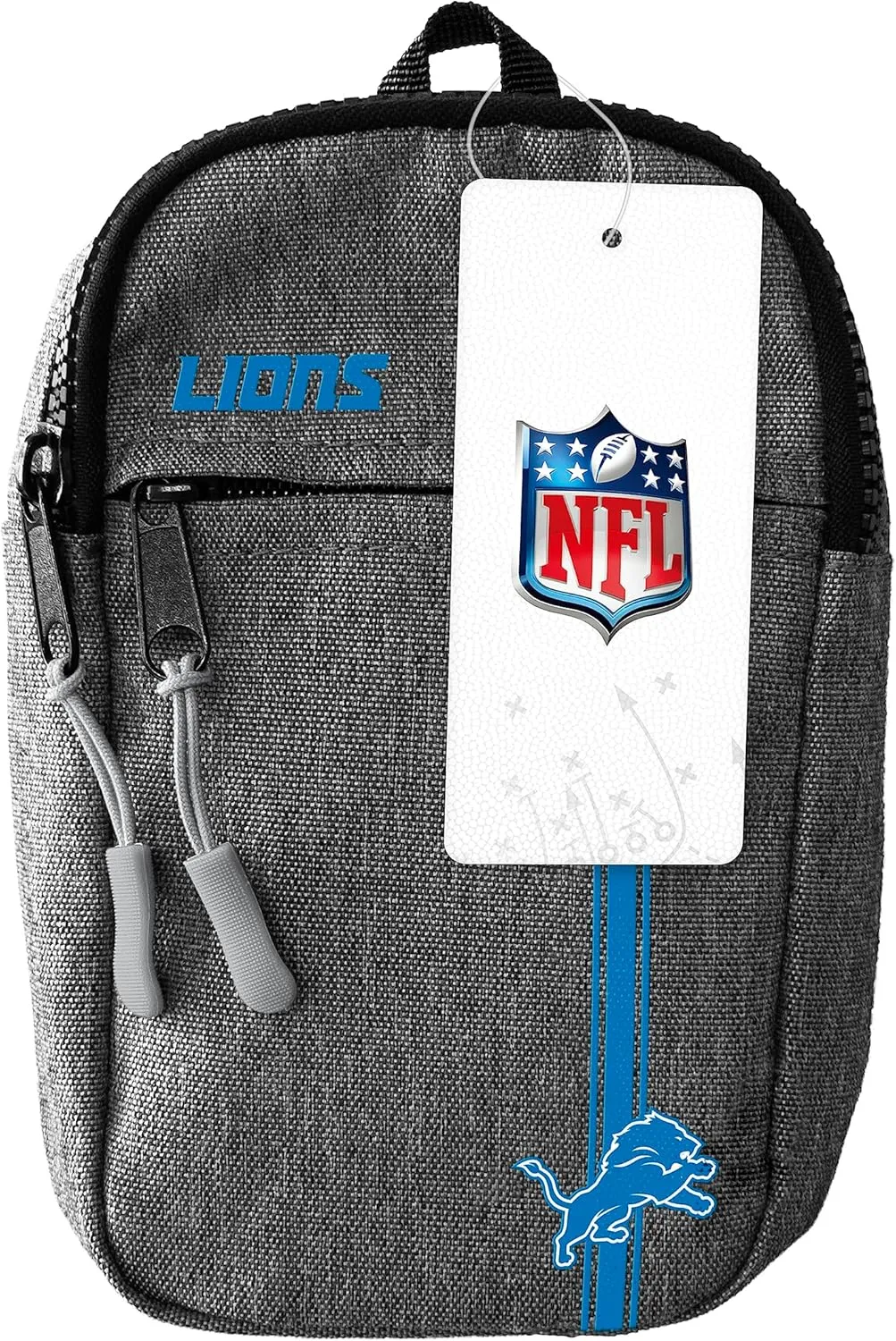 SOAR Unisex Crossbody Tech Adjustable Strap Travel Backpack Officially Licensed NFL, Mini Sling Bag