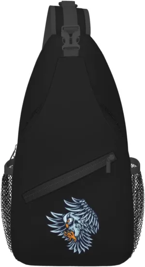 Soaring Eagle Crossbody Bags For Women Men Chest Backpack Gym Shoulder Bag Travel Outdoor Sports Casual Crossbody Bags