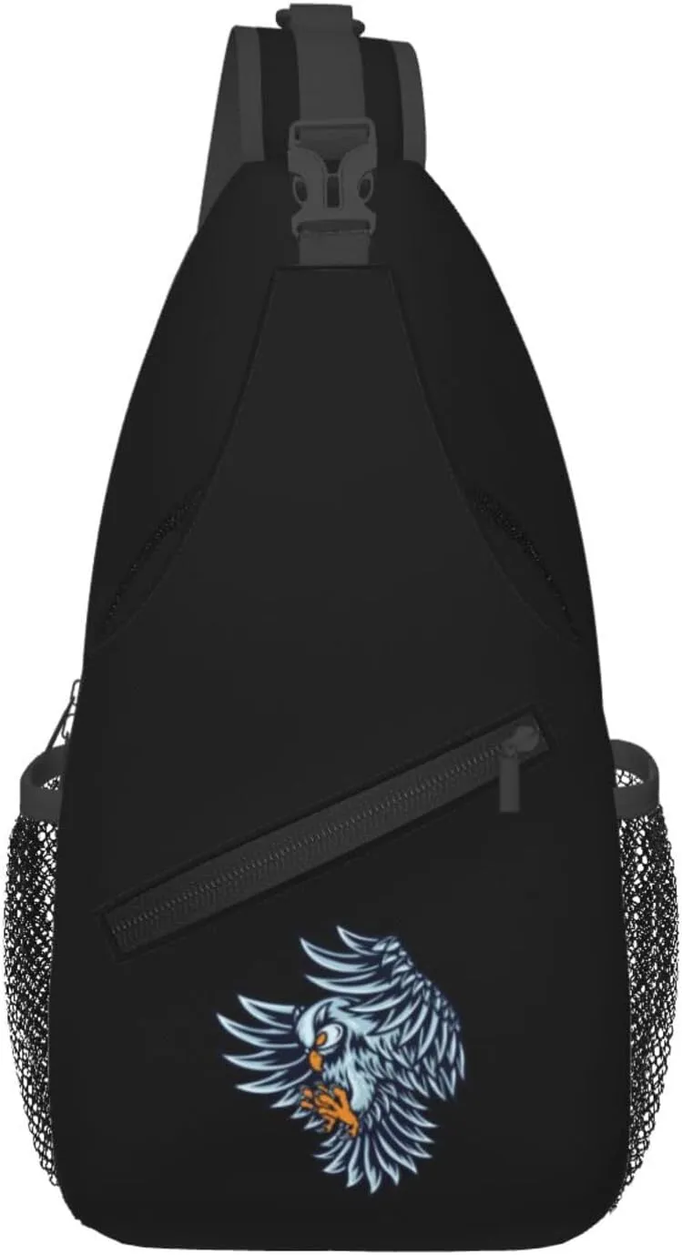 Soaring Eagle Crossbody Bags For Women Men Chest Backpack Gym Shoulder Bag Travel Outdoor Sports Casual Crossbody Bags