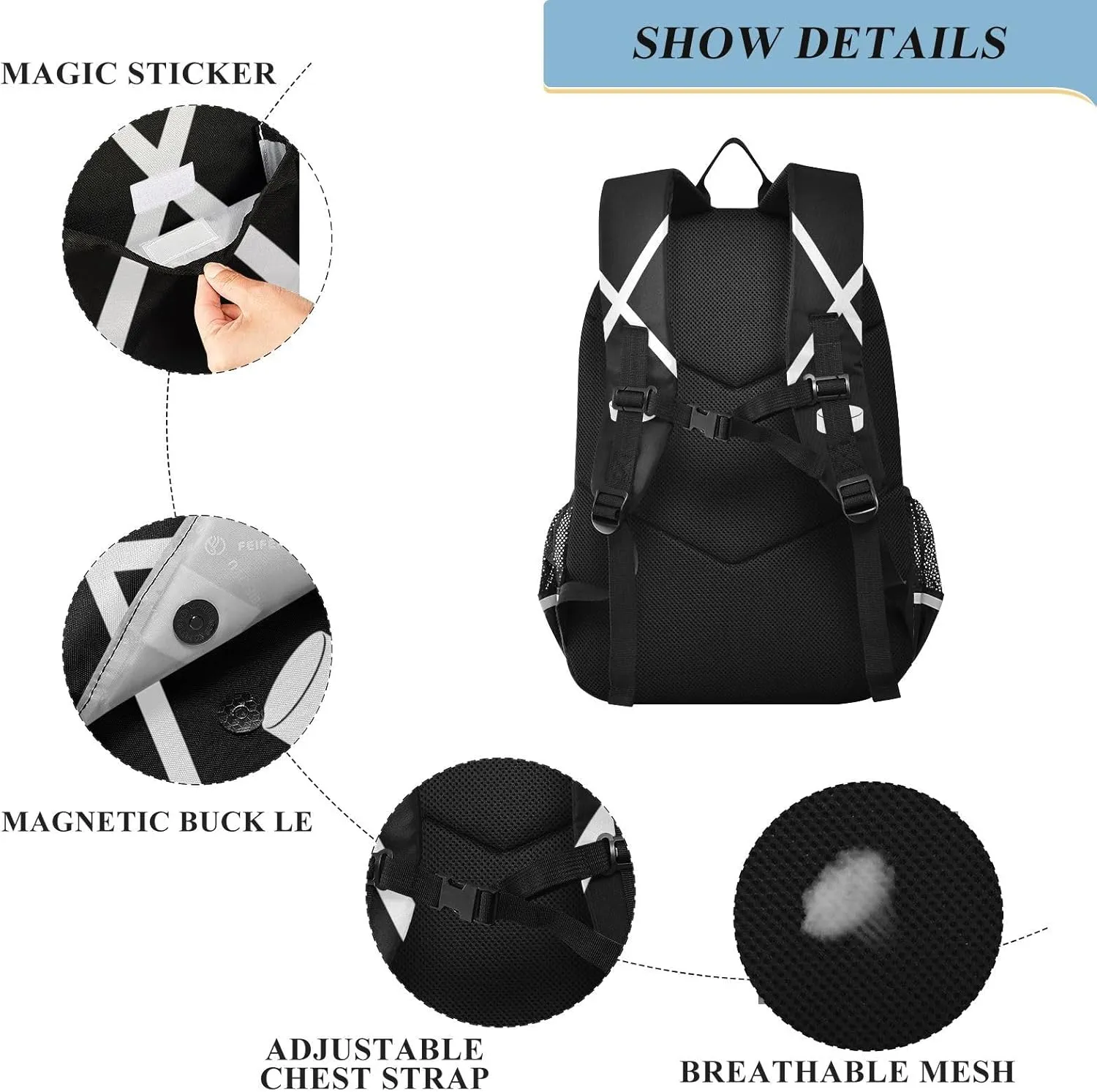 Sport Hockey Stick School Backpack Laptop Travel Daypack for Kids Girls Boys, Personalized Computer Notebooks Bookbag with Adjustable Padded Straps