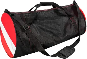 Sports Duffle Bag, Large Mesh Dive Beach Bags and Totes with Shoulder Strap for Scuba Diving and Snorkeling Gear & Equipment, Wet Swimming, Travel, and Gym Workout
