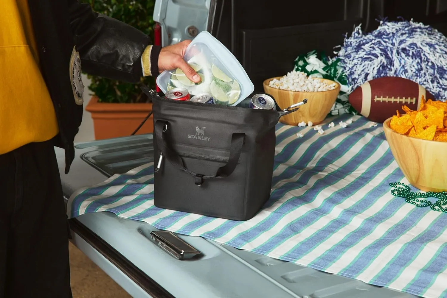 Stanley All Day Julienne Mini Soft Cooler Bag and Lunch Box | Can Cooler with Handles and Strap | 12 Hour Cooling | Insulated Travel Bag with Zipper | BPA-Free