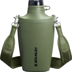 Stanley Cross Bottle 23 oz | Travel Water Bottle with Jacquard Strap | Leakproof Tritan Lid with Removable Straw | Insulated Stainless Steel | BPA-Free | Dried Pine