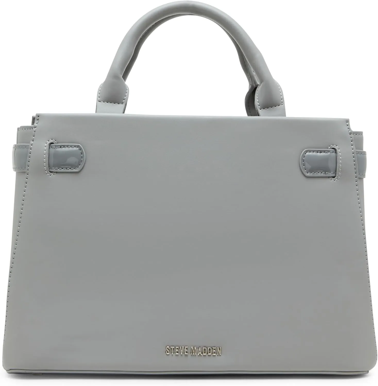 Steve Madden Roxanne Smooth Satchel with Patent Belt