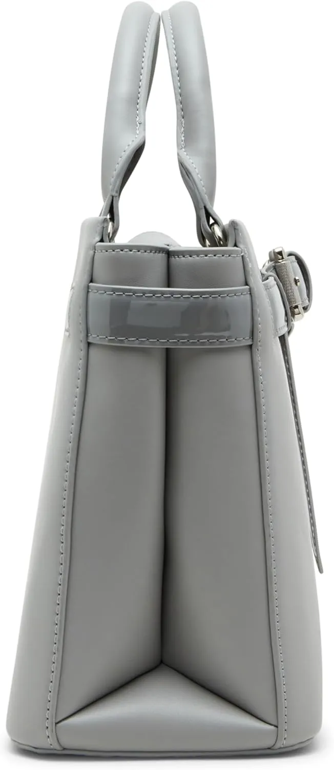 Steve Madden Roxanne Smooth Satchel with Patent Belt