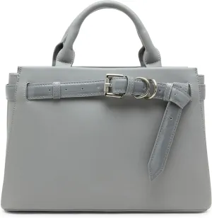 Steve Madden Roxanne Smooth Satchel with Patent Belt